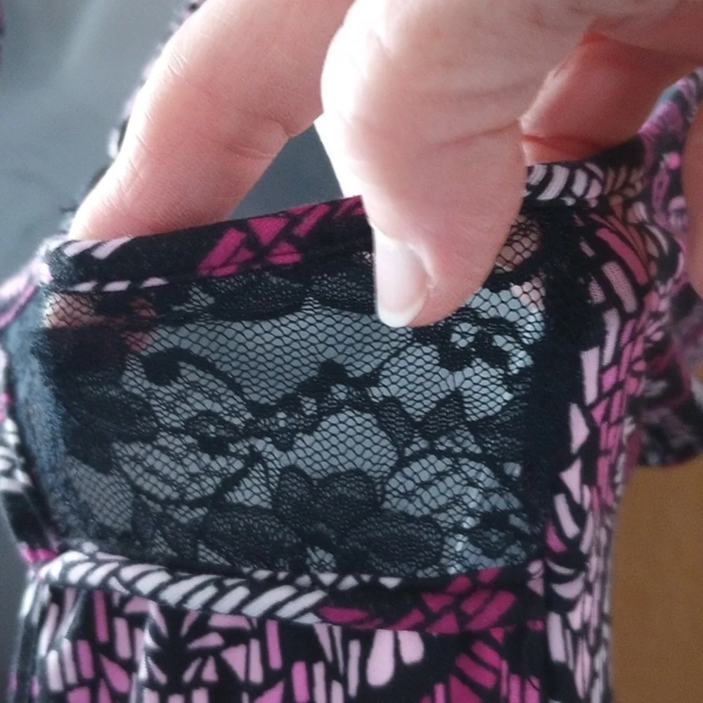 Nightie Black & Pink Size M (APT 9 brand) - Picture 3 of 11